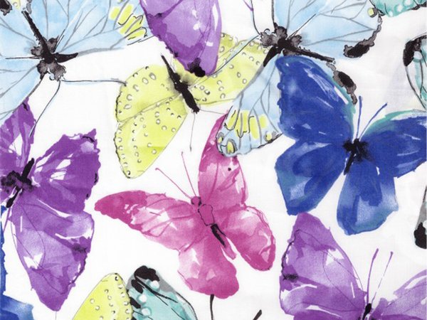 Schal Schmetterling aus Bio Voile – ca. 185 x 29 cm